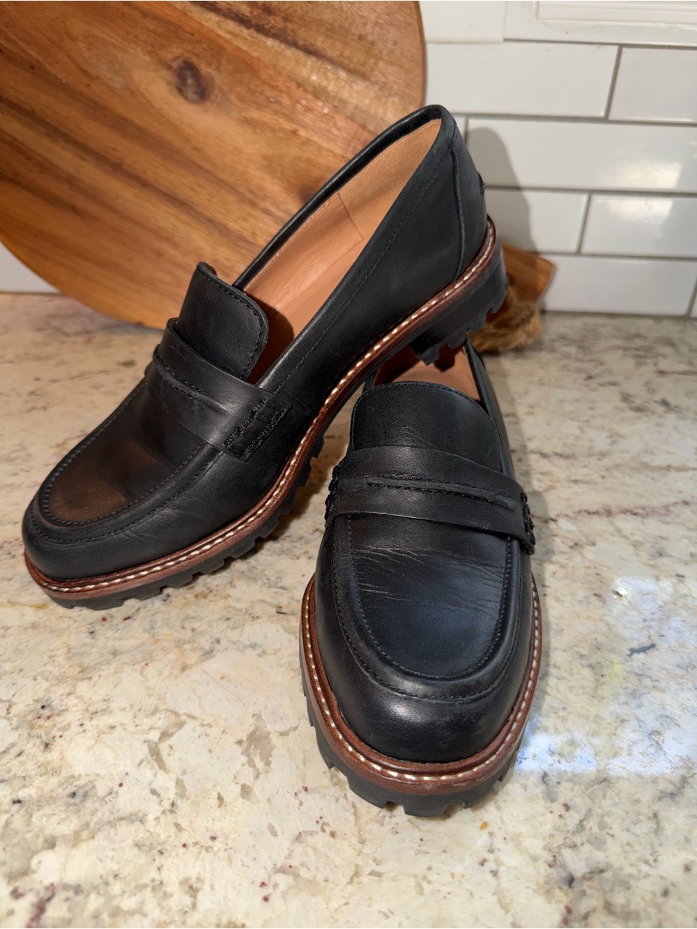 Madewell The Corrine Lug Sole Loafer sz 8 NWOT No box